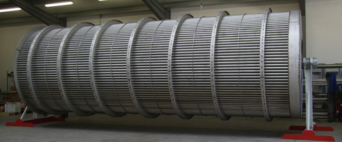 Rekuperator der Fa. Crone Wärmetechnik – zur rückstandarmen Nachverbrennung der lackbelasteten Abluft