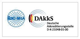 ilac und DAkkS Logo